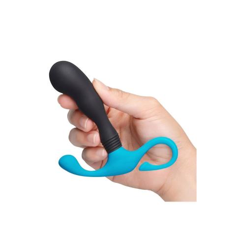 Silikonowy masażer prostaty bez wibracji do stymulacji bez użycia rąk