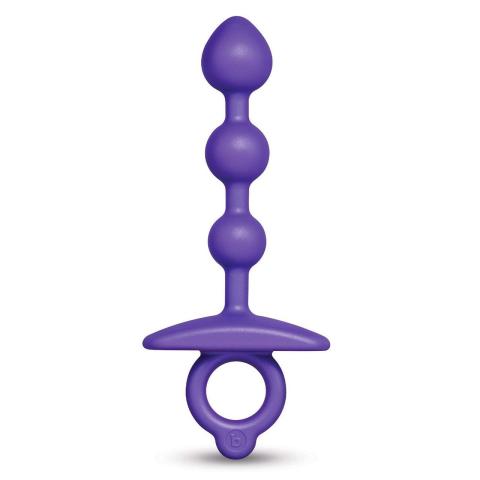 Silikonowe kulki analne z pierścieniem do wyjmowania, wodoodporne 15,1 cm