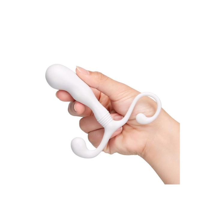 Smukły masażer prostaty bez wibracji 10,5 cm do stymulacji bez użycia rąk