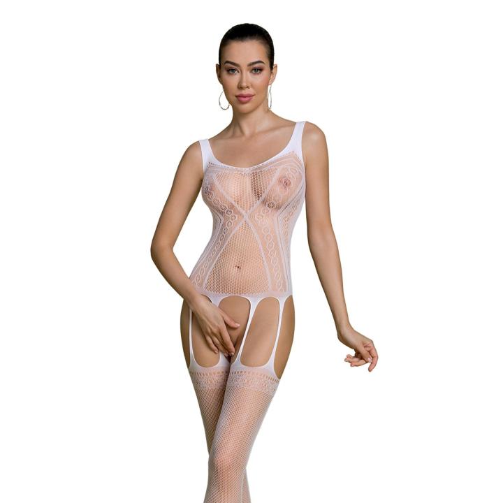 Białe body kabaretkowe ECO BS007 - S/M/L