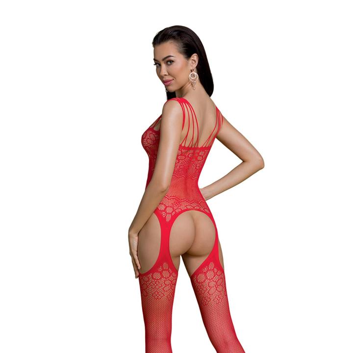 Czerwone body siateczkowe ECO BS004 – S/M/L