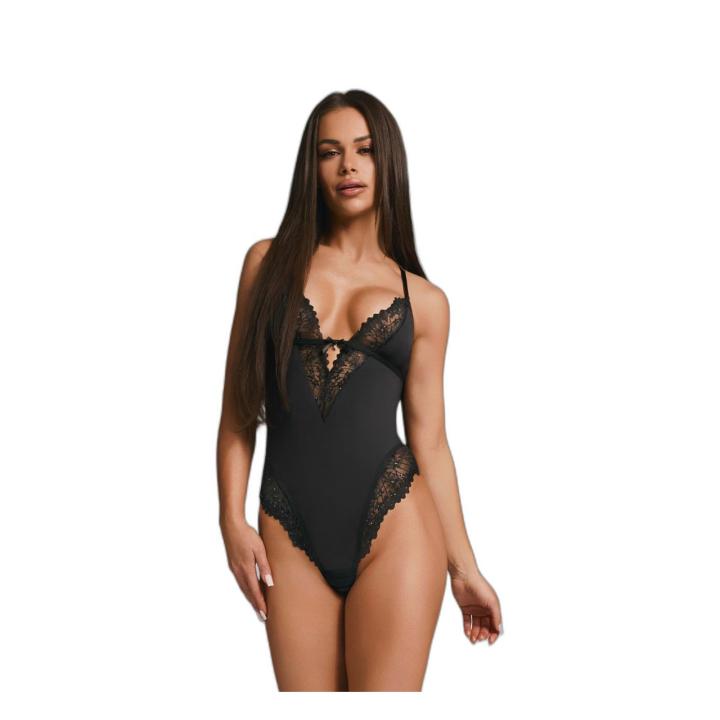 Obsessive Sparkly Night body- koronkowe z połyskiem | Loris.pl