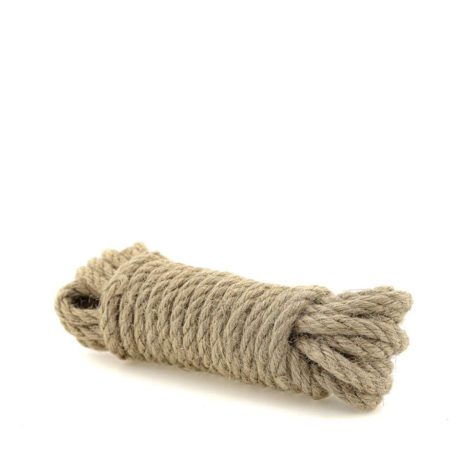 Naturalna brązowa lina konopna do Bondage – 5 metrów