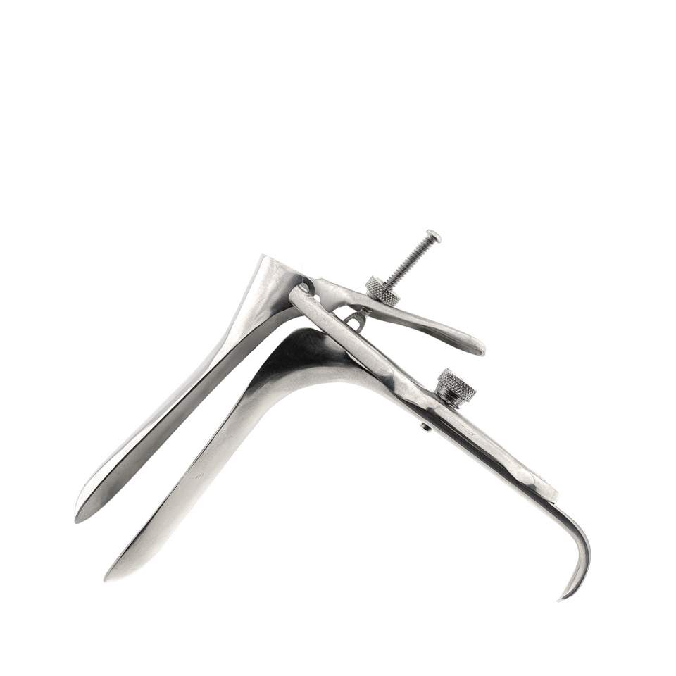 Metalowy profesjonalny wziernik waginalny – średnica 7 cm