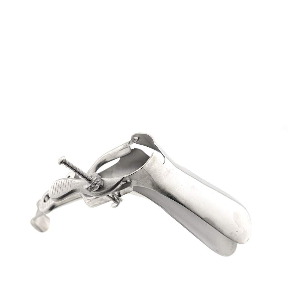 Metalowy profesjonalny wziernik waginalny – średnica 7 cm