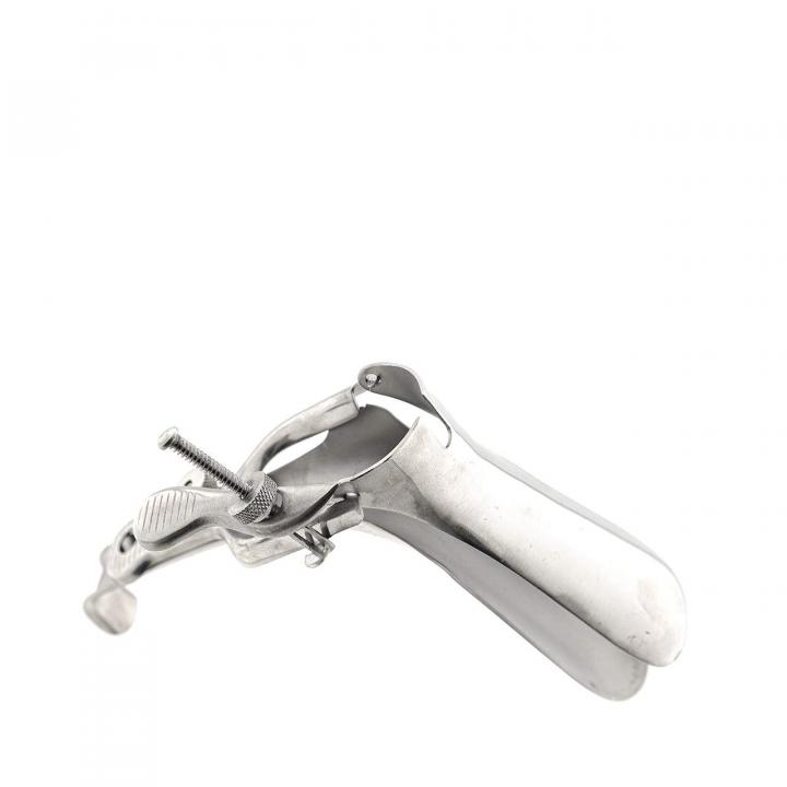 Metalowy profesjonalny wziernik waginalny – średnica 7 cm