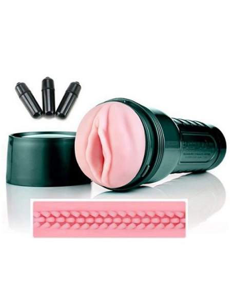 Masturbator dla mężczyzn w kształcie waginy Fleshlight Vibro – Pink Lady Touch 