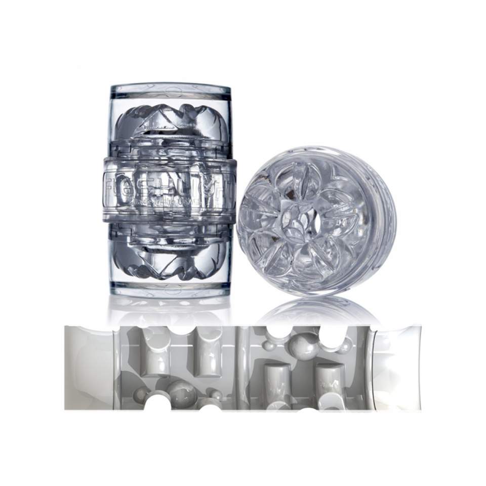 Przezroczysty profesjonalny masturbator dla par Fleshlight QuickShot Vantage 