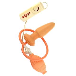 XXX Pompowany korek z wibracjami 10cm