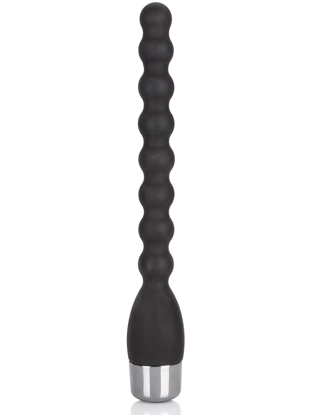 Czarny korek analny z wibracjami 13 cm