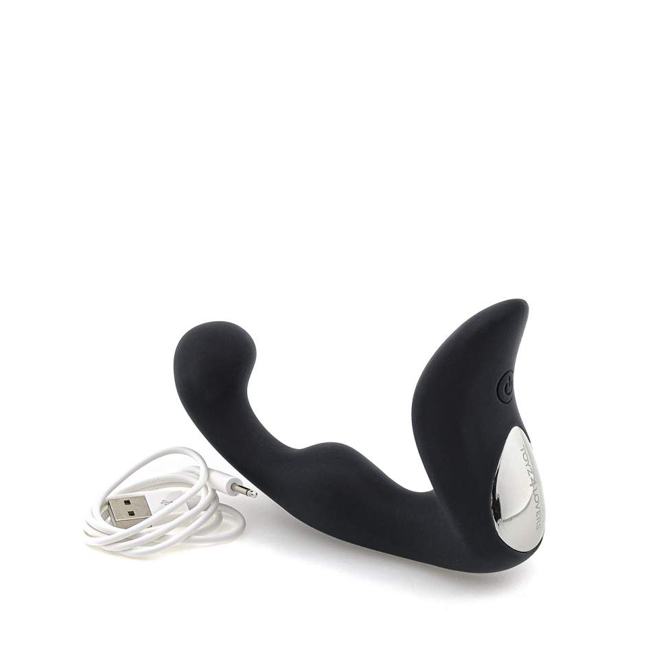 Czarny wodoodporny masażer prostaty – 9 trybów pracy