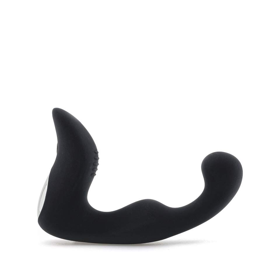 Czarny wodoodporny masażer prostaty – 9 trybów pracy