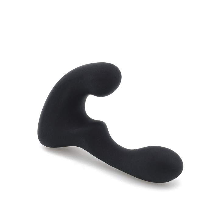 Czarny silikonowy masażer prostaty – średnica 2,7 cm