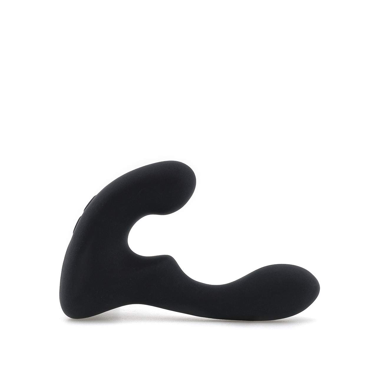 Czarny silikonowy masażer prostaty – średnica 2,7 cm
