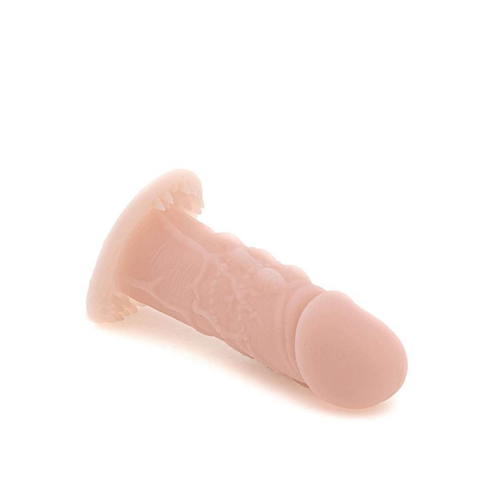 Cielista elastyczna nakładka na penisa z wypustkami do stymulacji