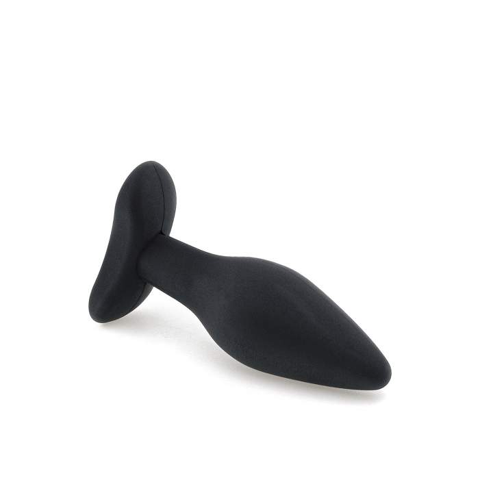 Czarny silikonowy korek analny dla mężczyzn i kobiet – średnica 4 cm