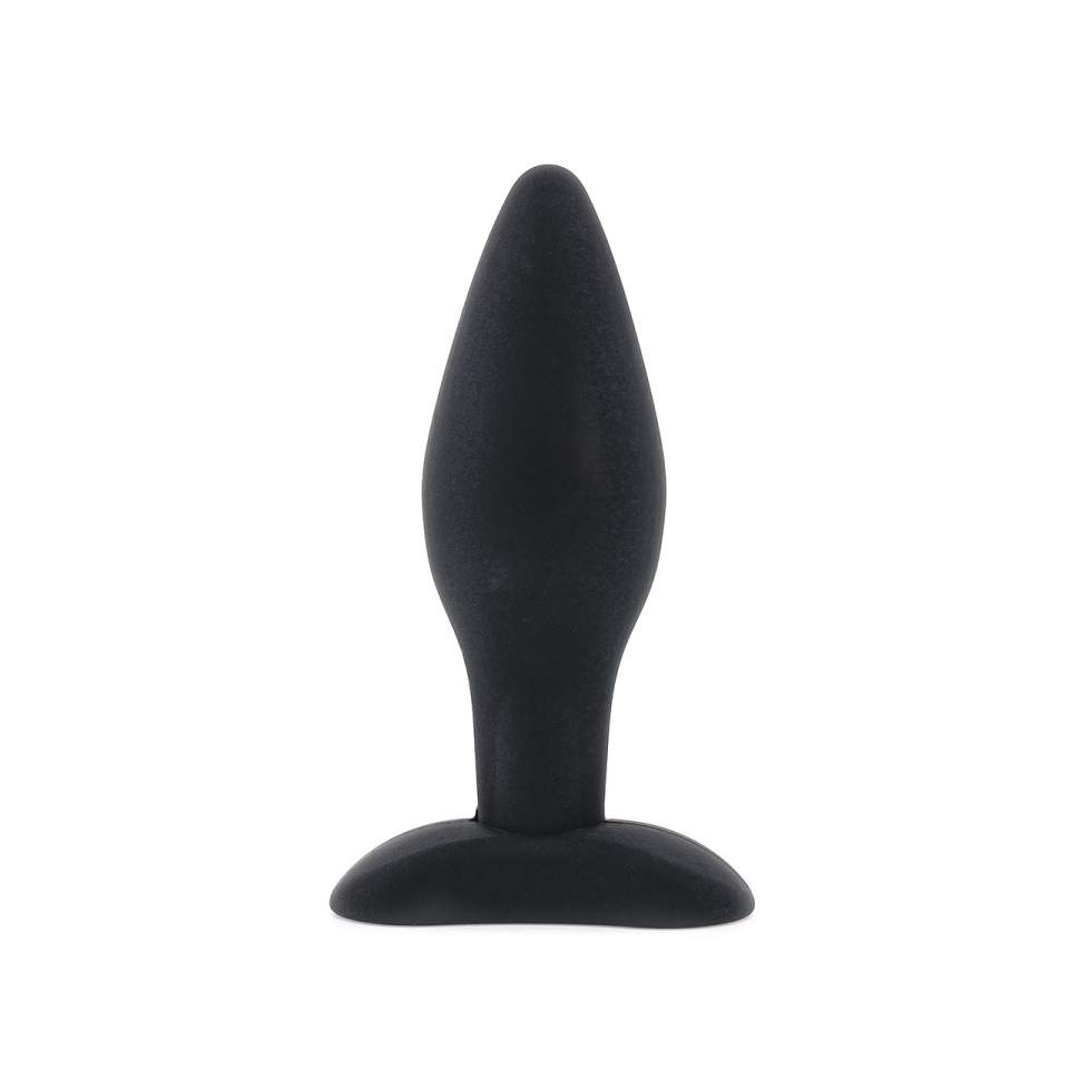 Czarny silikonowy korek analny dla mężczyzn i kobiet – średnica 4 cm
