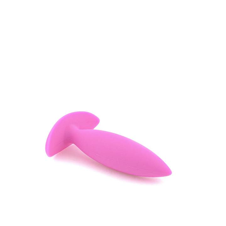 Różowy silikonowy korek analny w rozmiarze XS - średnica 2,5 cm