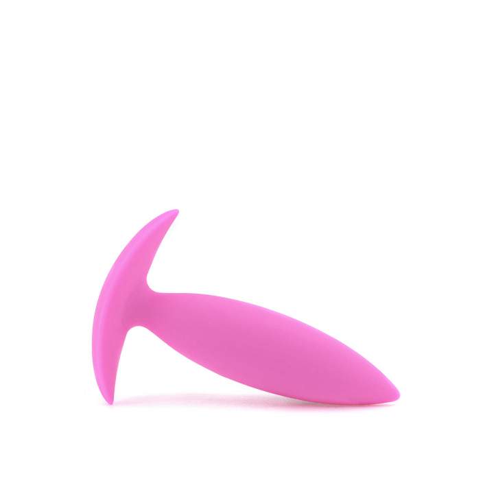 Różowy silikonowy korek analny w rozmiarze XS - średnica 2,5 cm