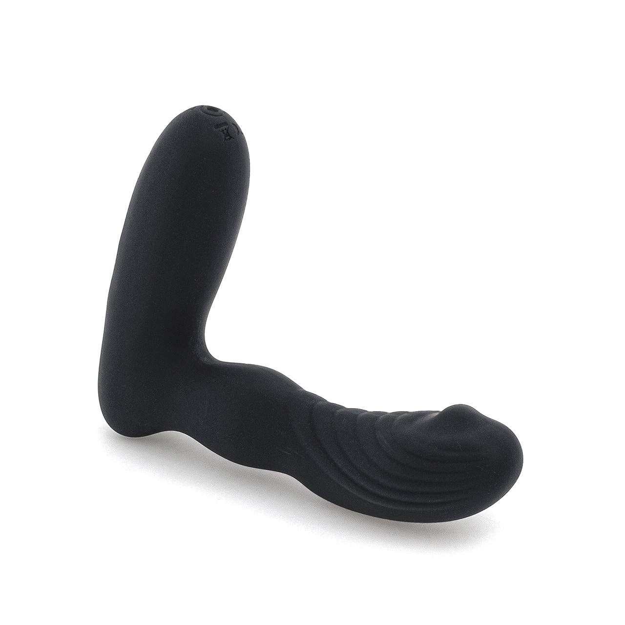 Czarny silikonowy masażer prostaty  z rotacją i 12 funkcjami wibracji