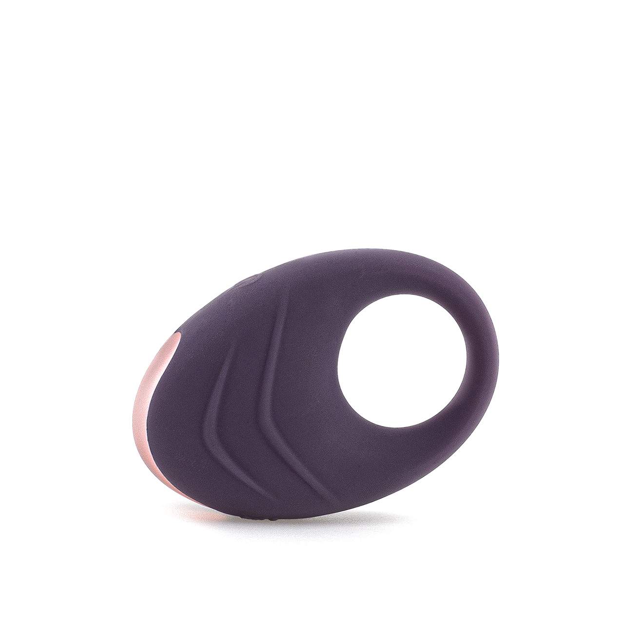 Fioletowy silikonowy pierścień wibrujący na penisa dla par 