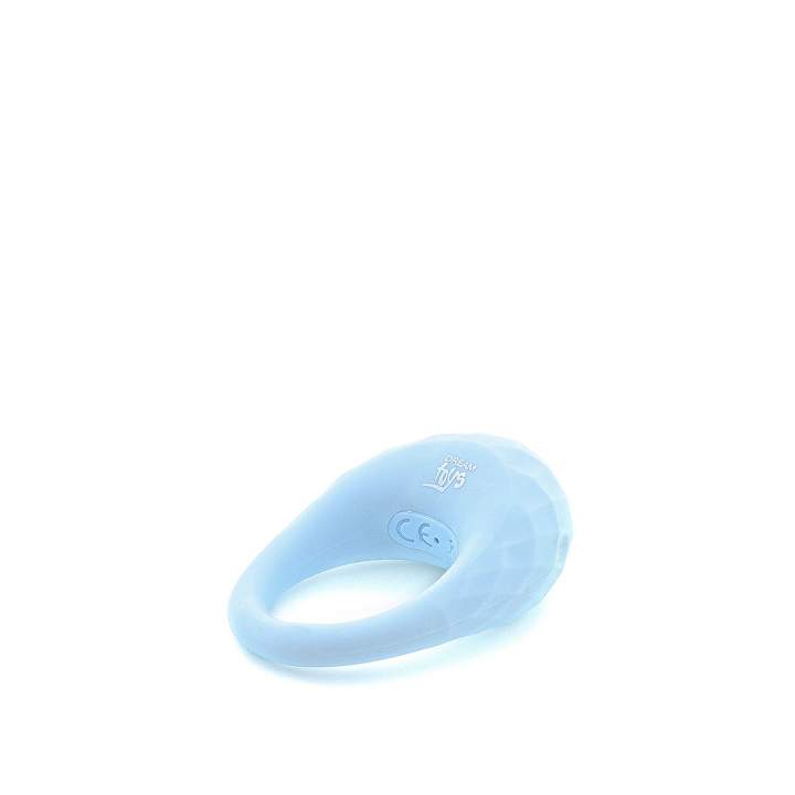 Miętowy silikonowy pierścień erekcyjny z wibracjami dla par – 3 cm