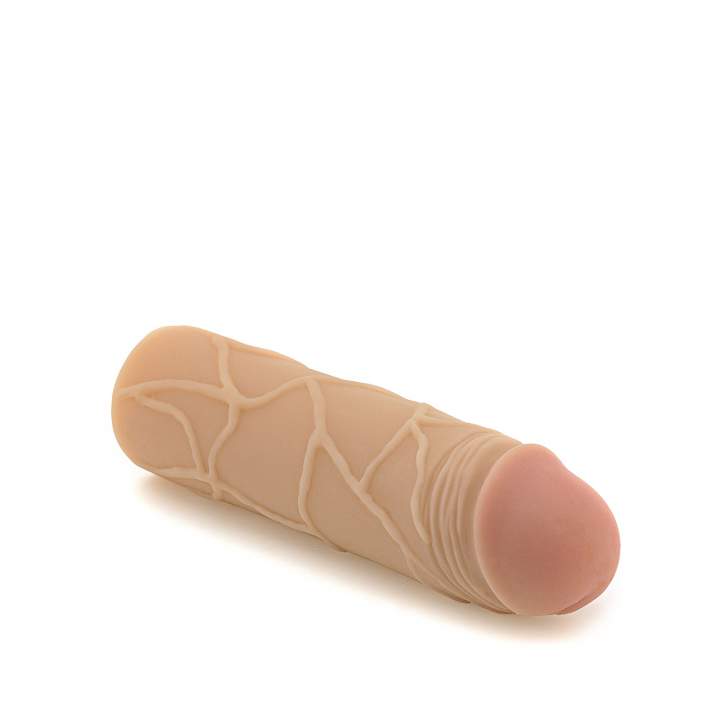 Cielista realistyczna nakładka pogrubiająca penisa – długość 17,5 cm