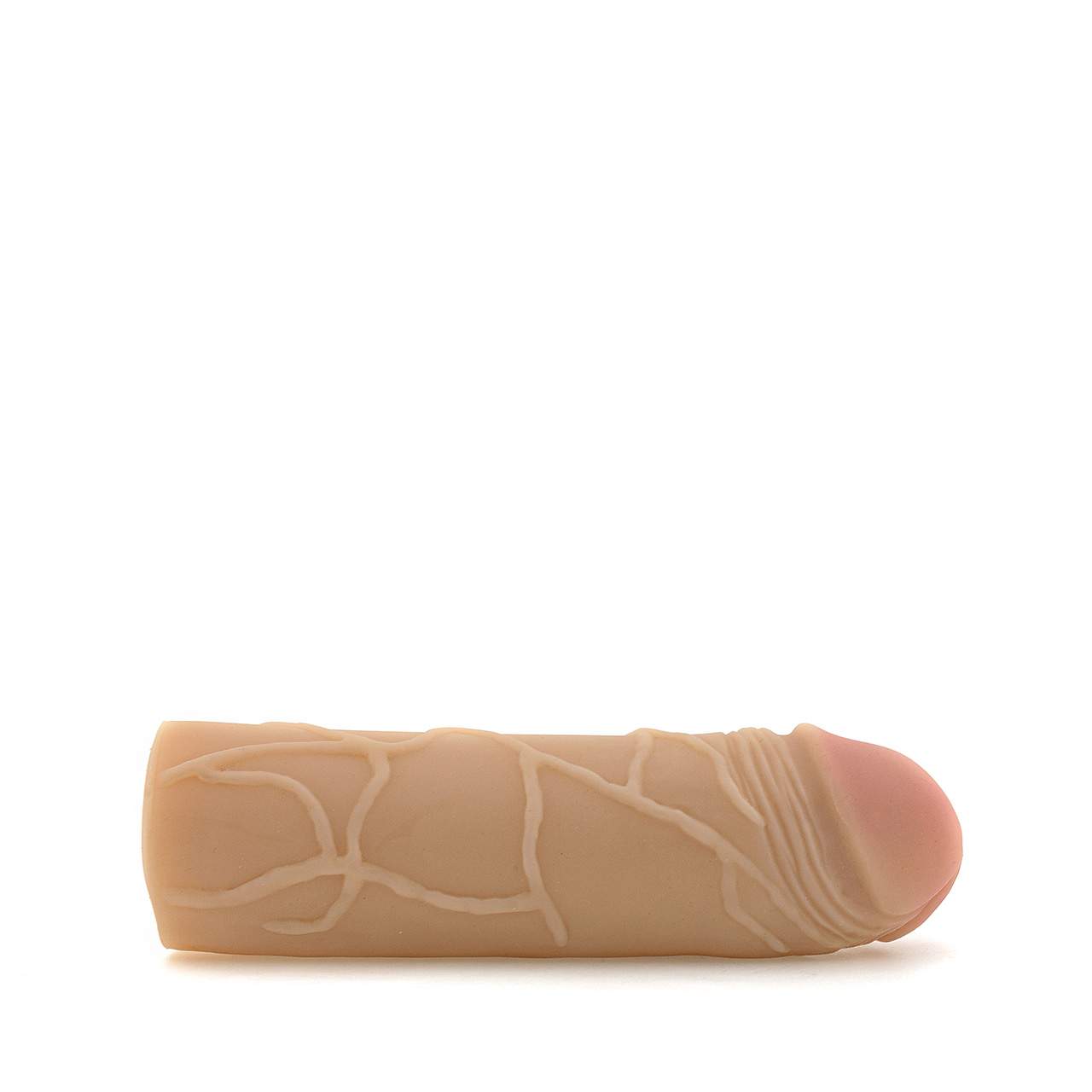 Cielista realistyczna nakładka pogrubiająca penisa – długość 17,5 cm