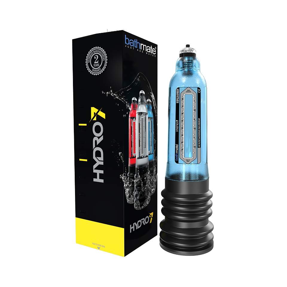 Pompka wodna do powiększania penisa Hydro7 Aqua Blue