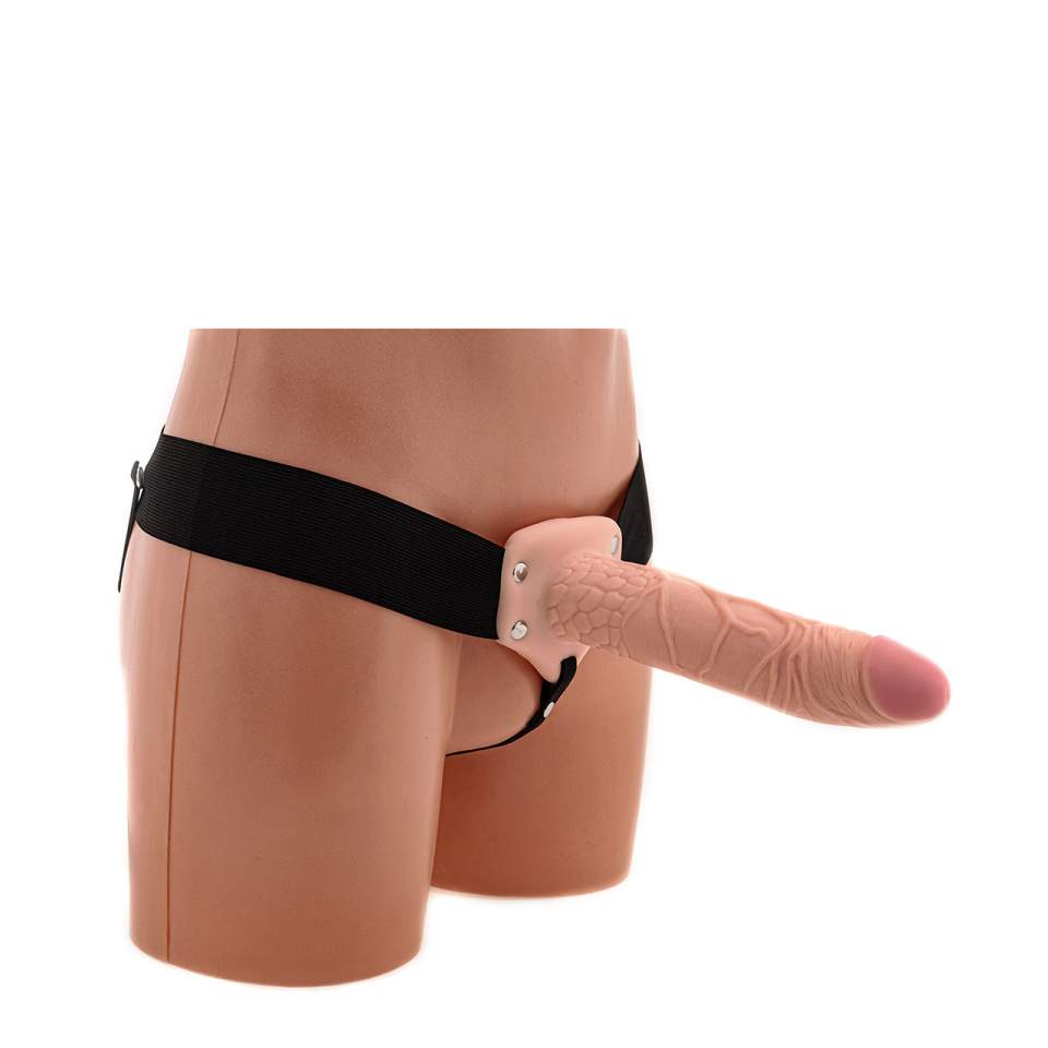 Cielista bardzo realistyczna proteza penisa typu strapon