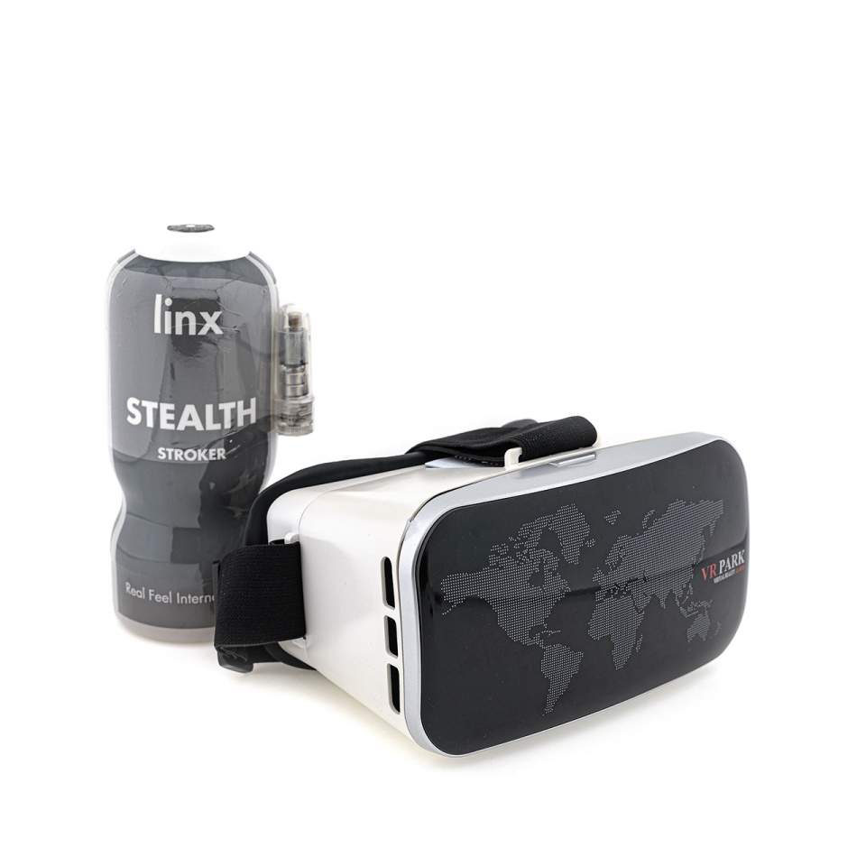 Zestaw: masturbator z goglami VR i wibratorem typu bullet