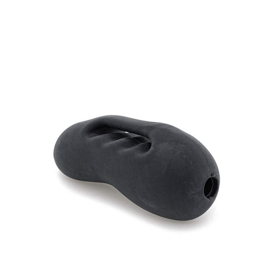 Miękki czarny masturbator dla mężczyzn do zabawy solo