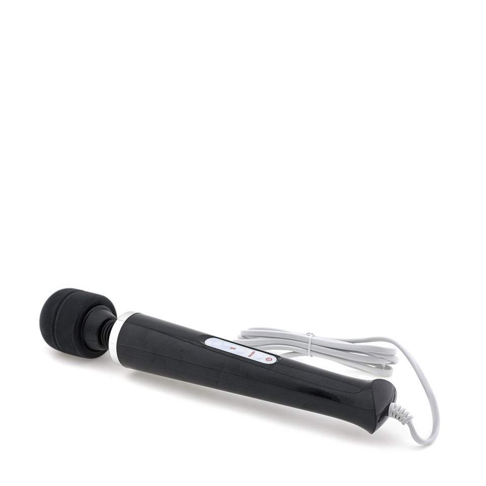 Duży czarny masażer łechtaczkowy – 10 trybów wibracji 