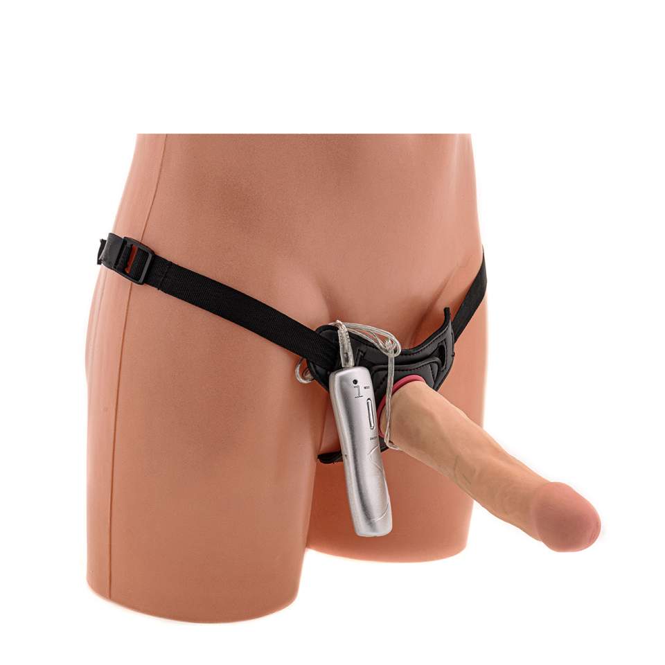 Duża cielista proteza penisa wykonana z cyberskóry – średnica 3,7 cm