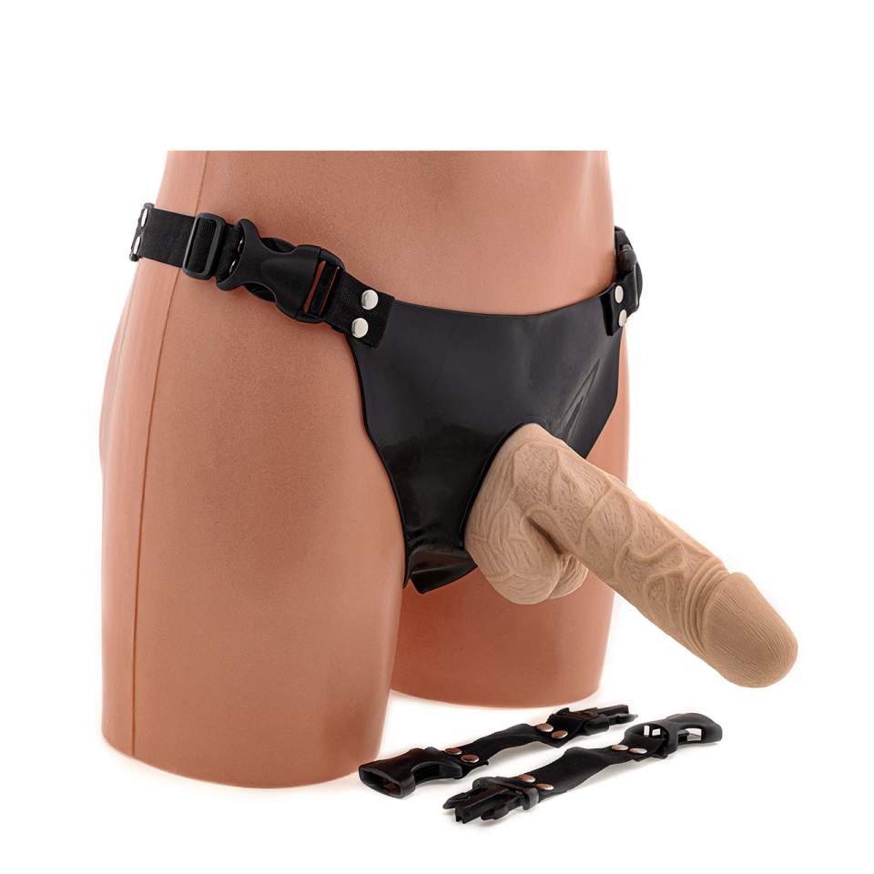 Realistyczna pełna proteza strapon dla kobiet z tworzywa sztucznego