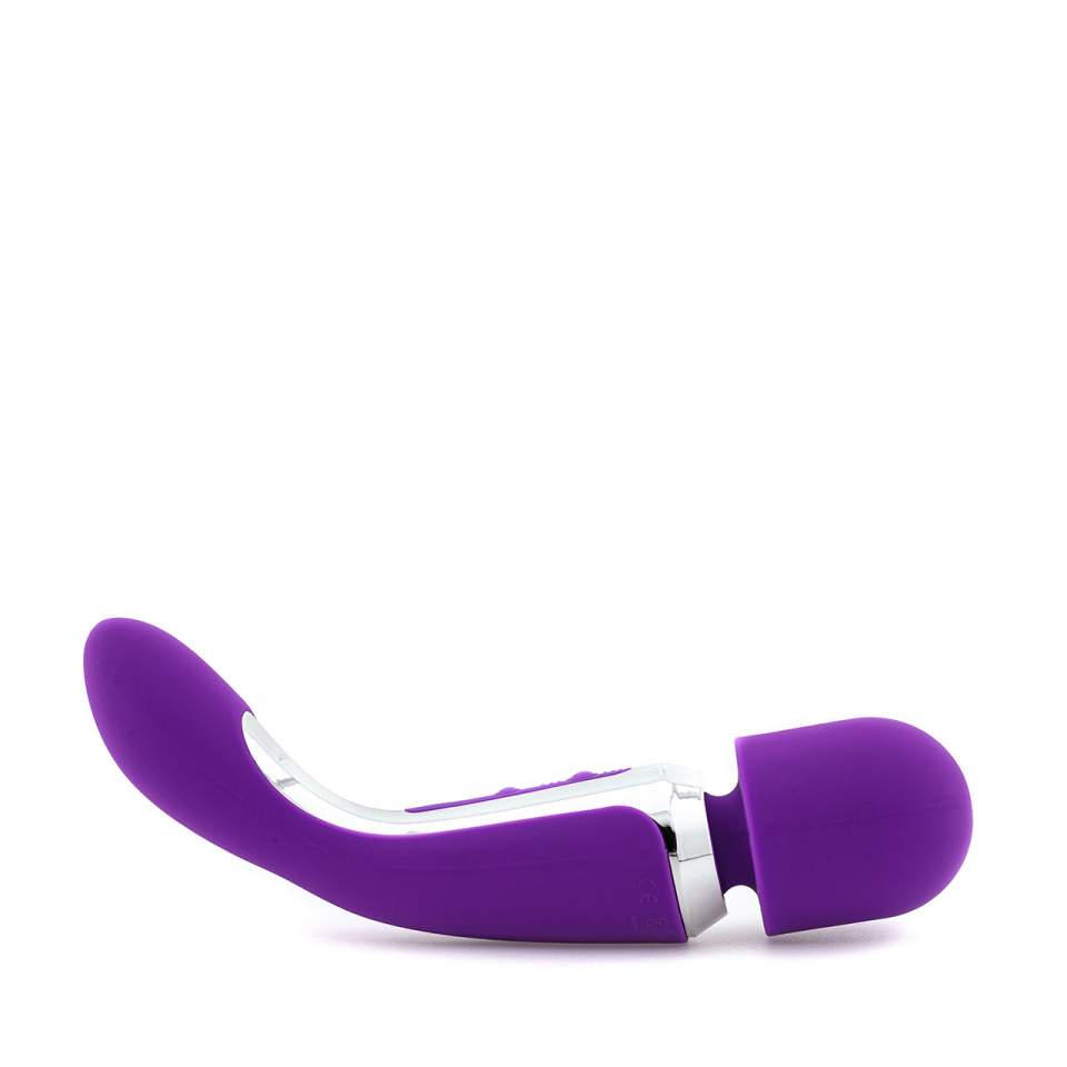 Duży silikonowy masażer do stymulacji łechtaczki i penetracji pochwy – 13 cm