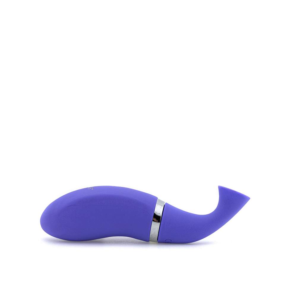 Fioletowy masażer z przyssawką do stymulacji łechtaczki – 12 funkcji