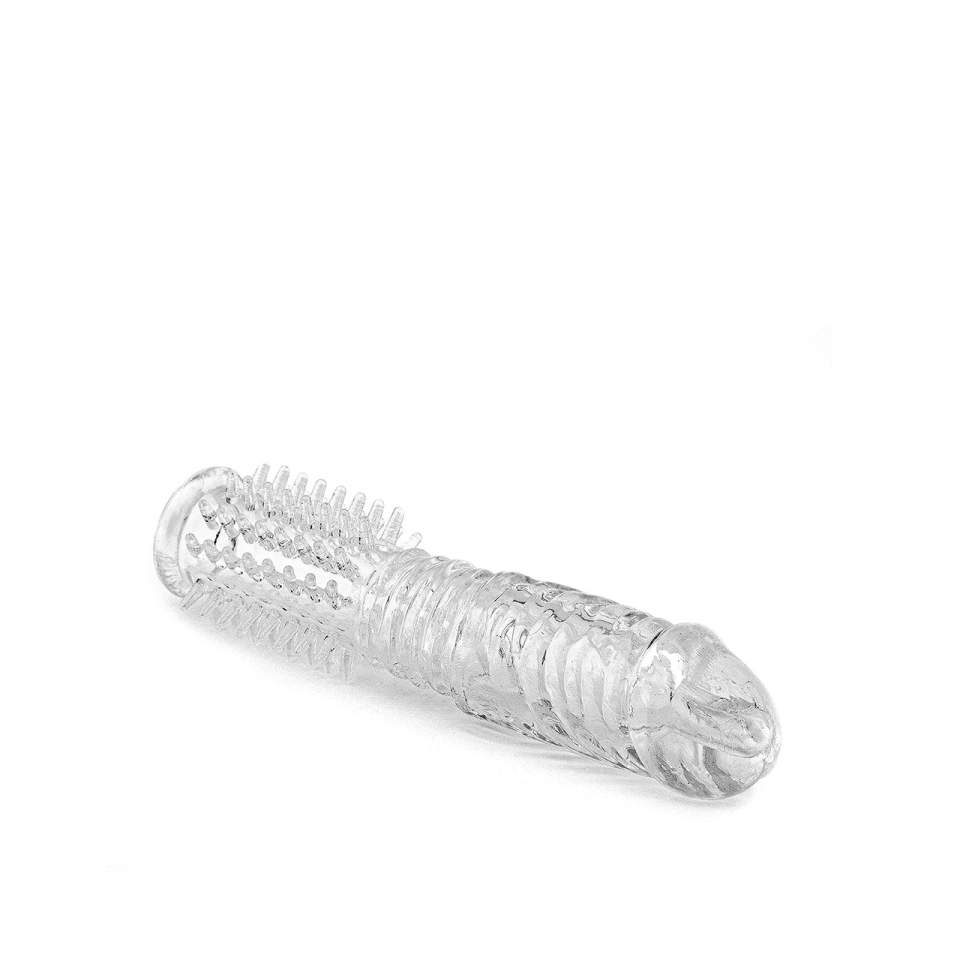 Przezroczysta rozciągliwa nakładka z licznymi wypustkami – 14 cm