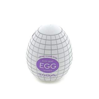 Elastyczny silikonowy masturabator jajko - dobra przyczepność, wrażenie 360°