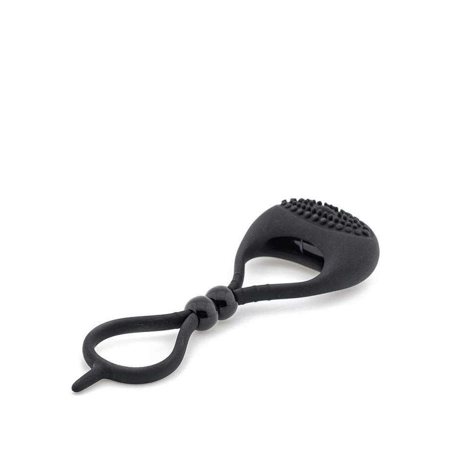 Regulowany pierścień erekcyjny z wibracjami i wypustkami