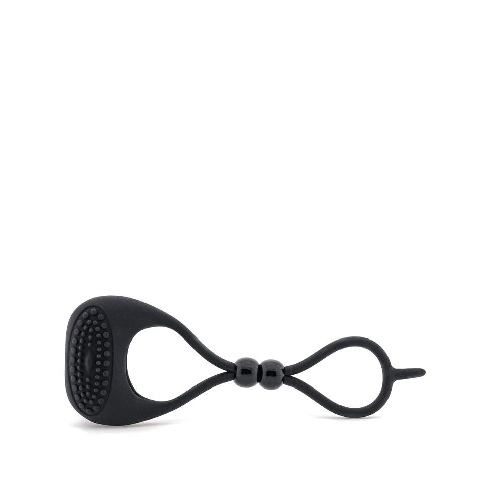 Regulowany pierścień erekcyjny z wibracjami i wypustkami