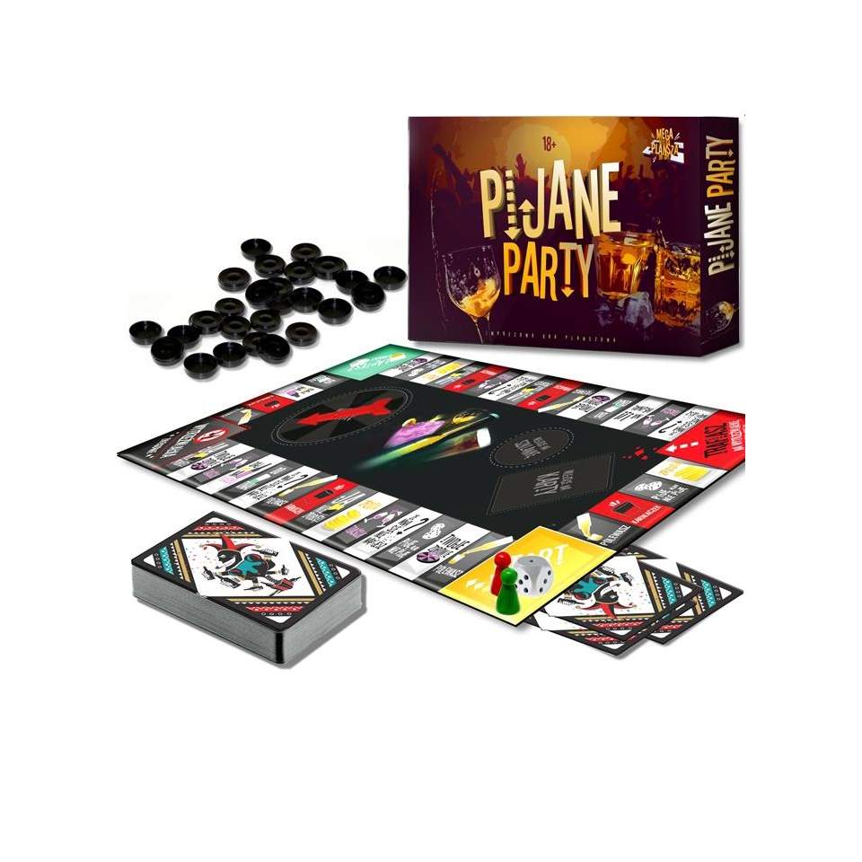 Gra planszowa dla dorosłych – Pijane party