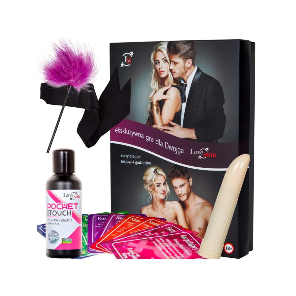 Ekskluzywna gra dla dwojga z dołączonymi gadżetami w zestawie
