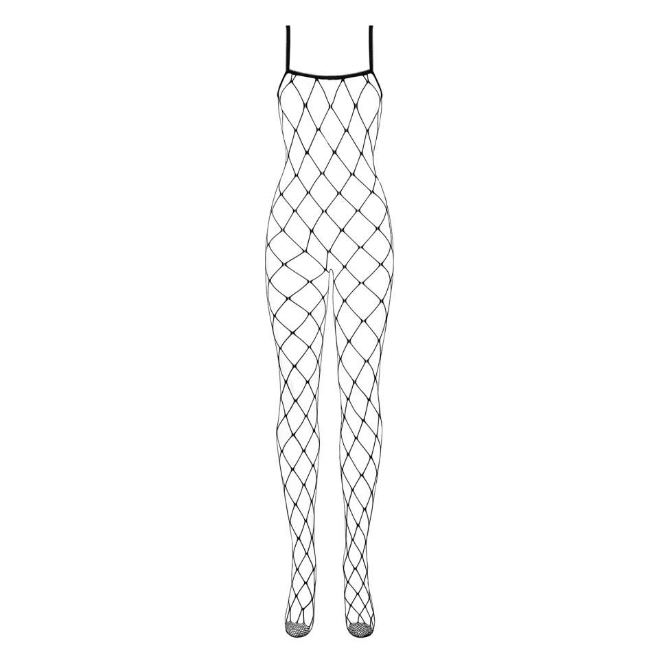 Ekstrawagancki czarny kostium Obsessive N102 typu fishnet
