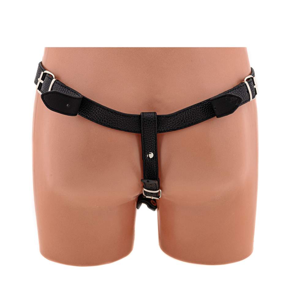 Uprząż do dildo – strapon z pierścieniem 