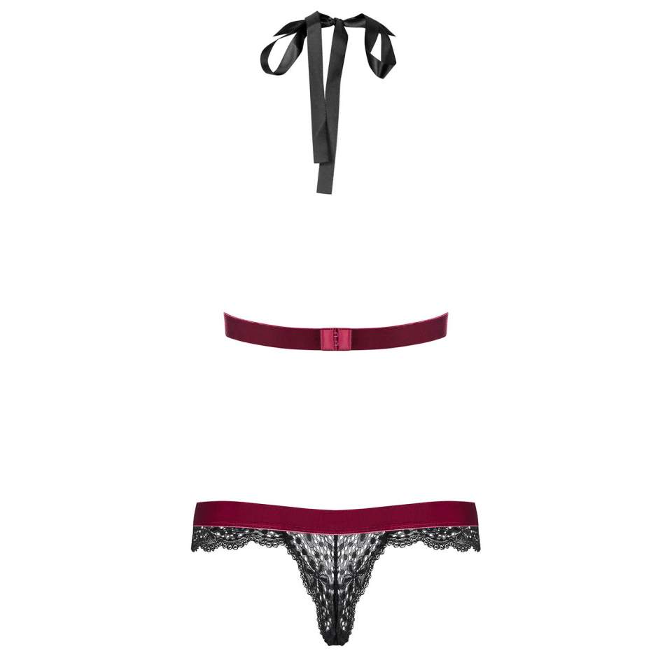 Uwodzicielskie czarne body Obsessvie Rossita