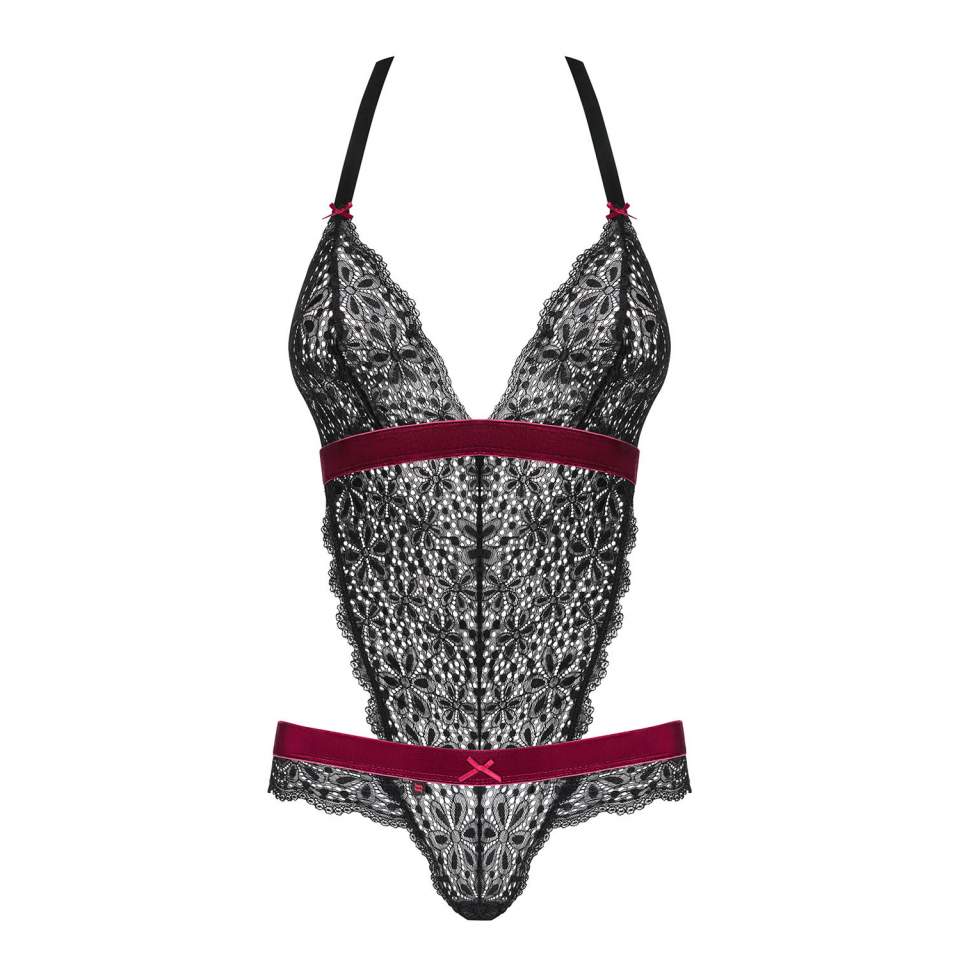 Uwodzicielskie czarne body Obsessvie Rossita