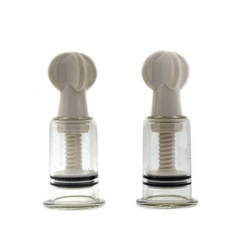 Przezroczyste pompki do masażu sutków dla kobiet i mężczyzn