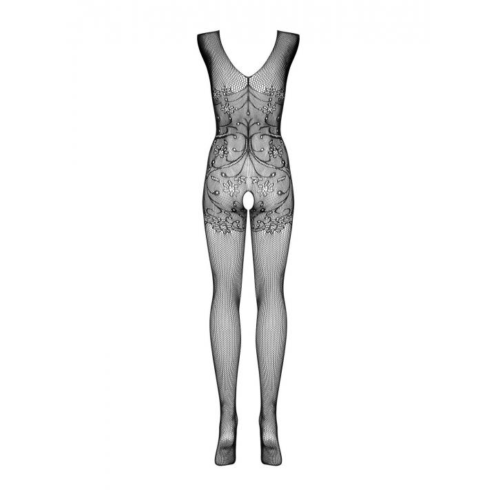 Czarny kostium siateczkowy Obsessive F234