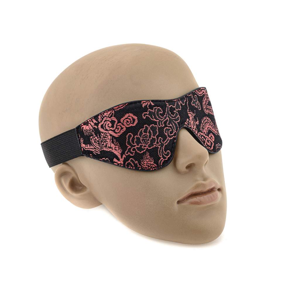 Subtelna opaska na oczy na elastycznej gumce 